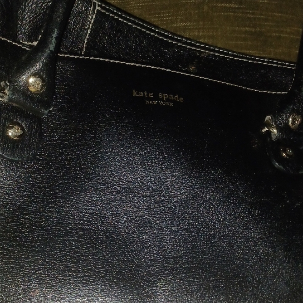 Kate Spade Black Leather Tote